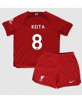 Liverpool Naby Keita #8 Heimtrikotsatz für Kinder 2022-23 Kurzarm (+ Kurze Hosen)